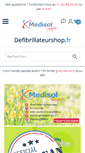 Mobile Screenshot of defibrillateurshop.fr